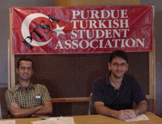 International Student Organization Table at Fall Check-In